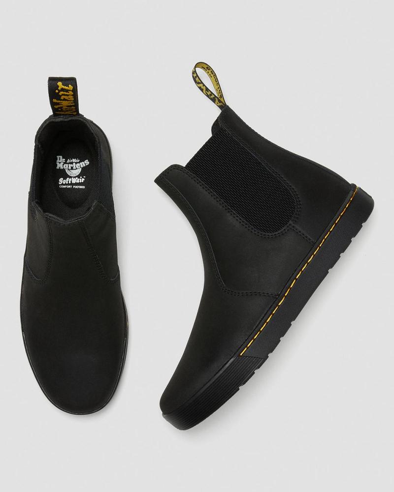 Dr Martens Tempesta Men's Leren Vrijetijds Laarsjes Heren Zwart | NL 310GSO